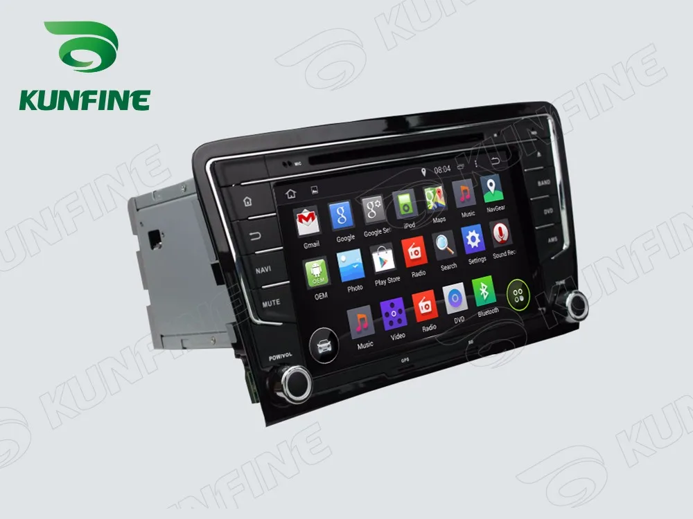 Quad Core 1024*600 Android 4.4 Автомобильный DVD Gps-навигация Плеер Автомобиля Стерео для VW Santana