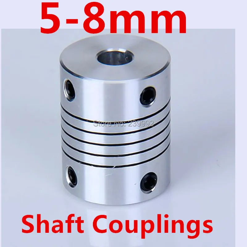

Flexible Shaft Coupling 5X8mm D18 L25 Aluminium CNC Motor Coupling 5mm to 8mm