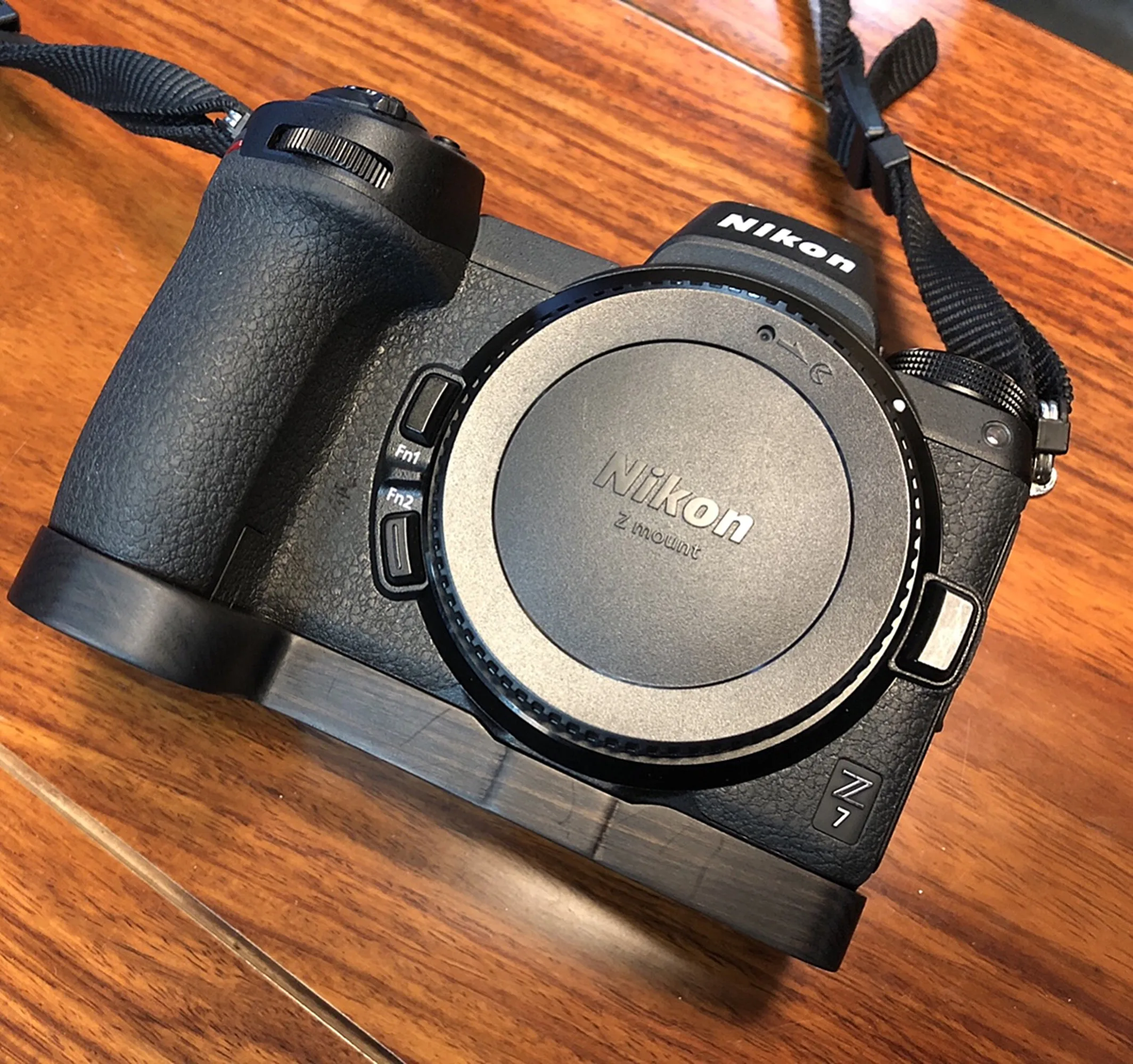 Деревянная рукоятка кронштейн опорная пластина черный для Nikon Z6 Z7 штатив Arca Sunway Benro