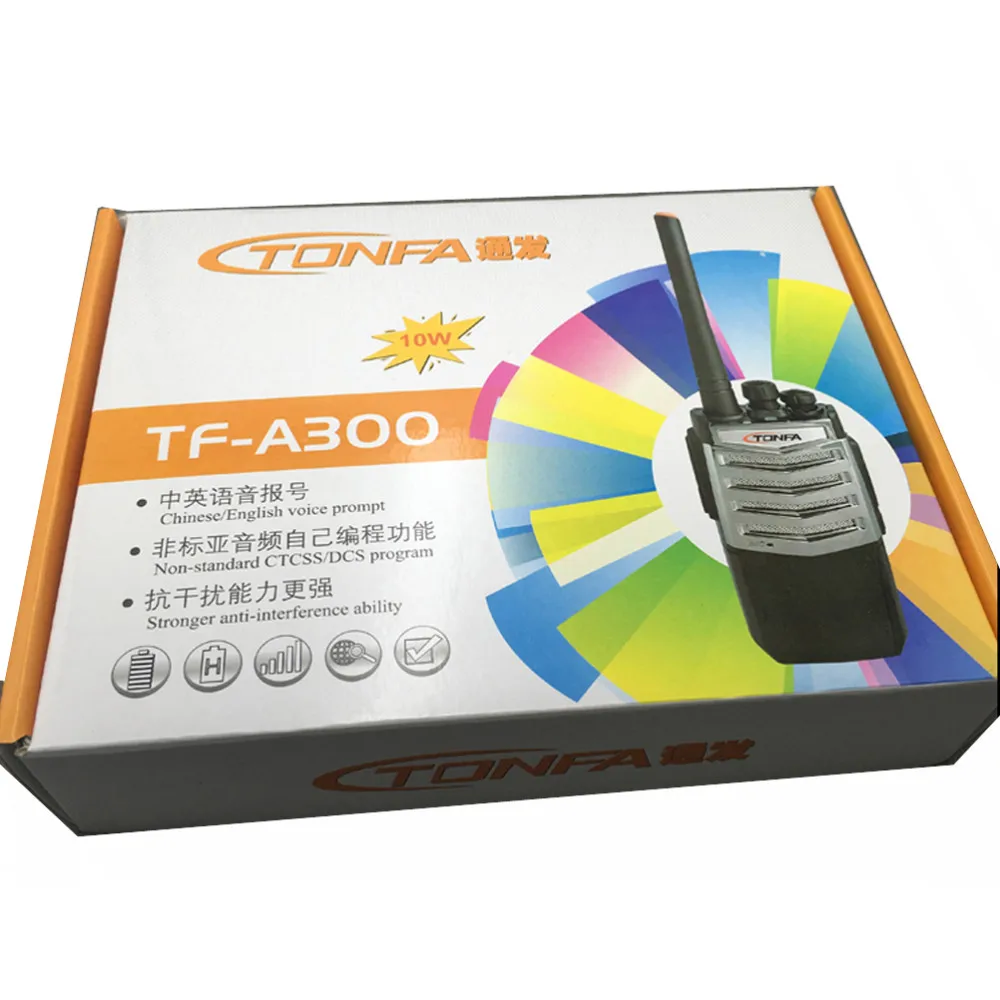 Новая рация TONFA TF-A300 UHF 400-470MHz 10W 16CH двухстороннее радио