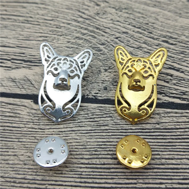 Новые броши и булавки Pembroke Welsh Corgi Модные металлические для костюмов мужские