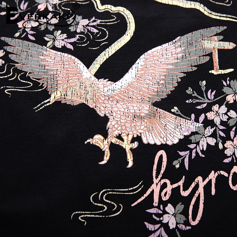 

Everkaki Vintage T shirt Women Motorcycle Pattern Retro T Shirt Tees&Tops Short Sleeve Boho Print Tee Shirt Summer 2020 New