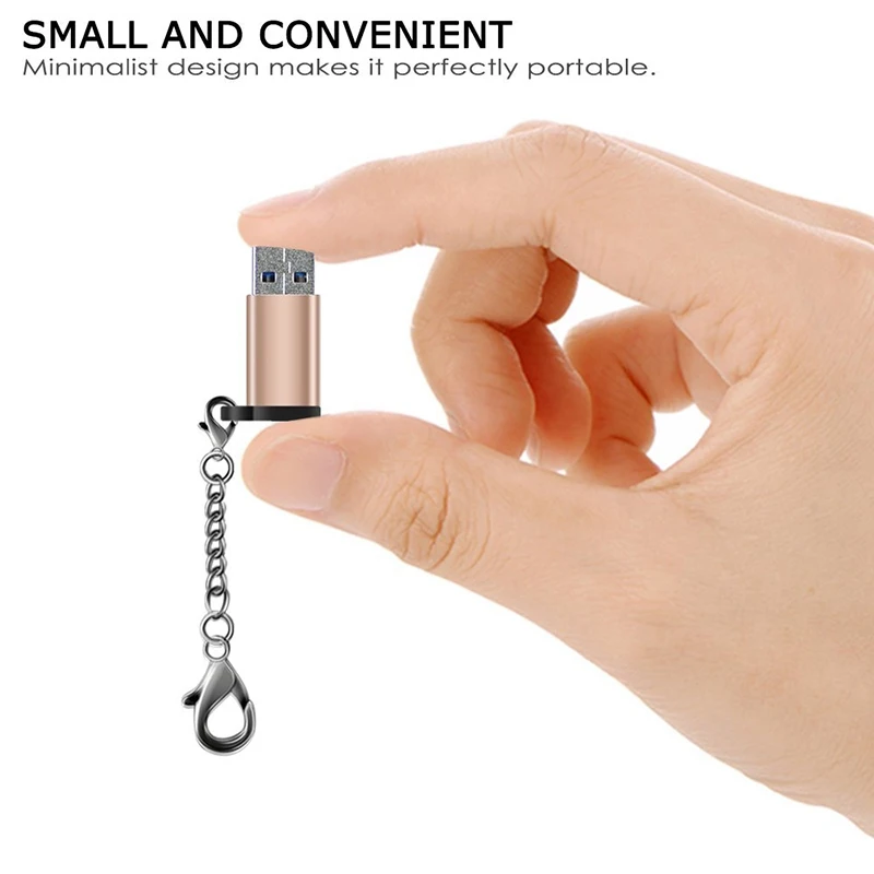 Thbelieve USB A Male To C Female адаптер Type 3 0 адаптеры с мини конвертерами для ключей Прямая
