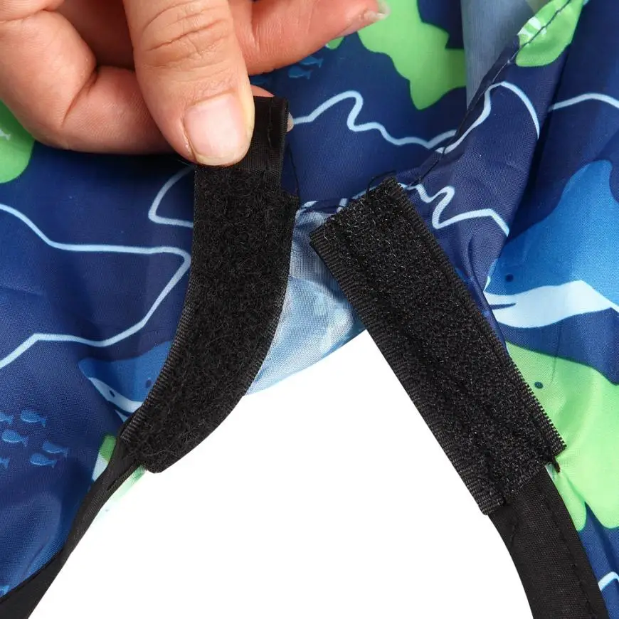 1 шт. синяя детская водонепроницаемая ткань для стрижки волос салона