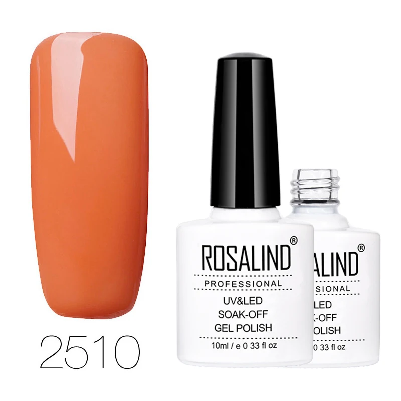 2510 ROSALIND, 10 мл, 68 цветов, серия, Гель-лак для ногтей, Гель-лак для ногтей, гель-краска, замачиваемый, Vernis, полуперманентный, УФ-гель для ногтей - Цвет: 2510