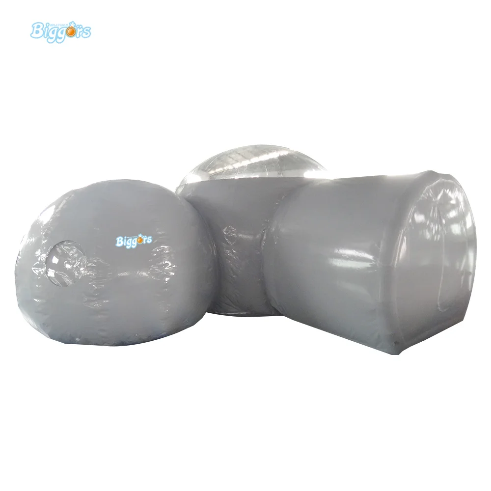 

Giant Outdoor Single Tunnel Inflatable Bubble Tent Family Camping Backyard Transparent