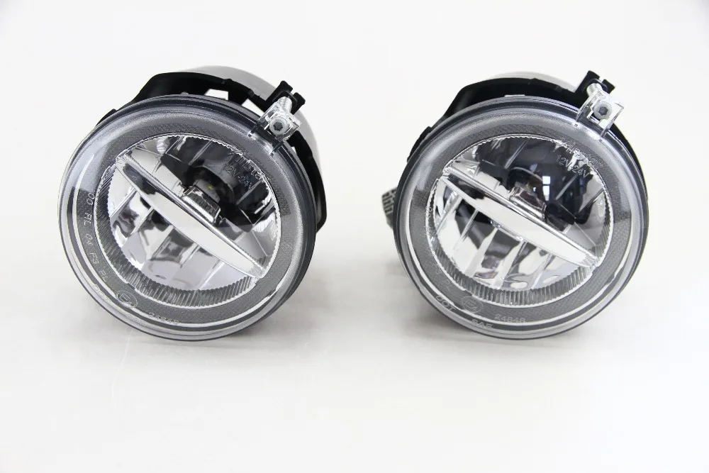 Белый Guide DRL Halo кольца Led вождения противотуманных фар в сборе Комплект для Jeep Grand Cherokee Commander для Додж Дакота для Chrysler