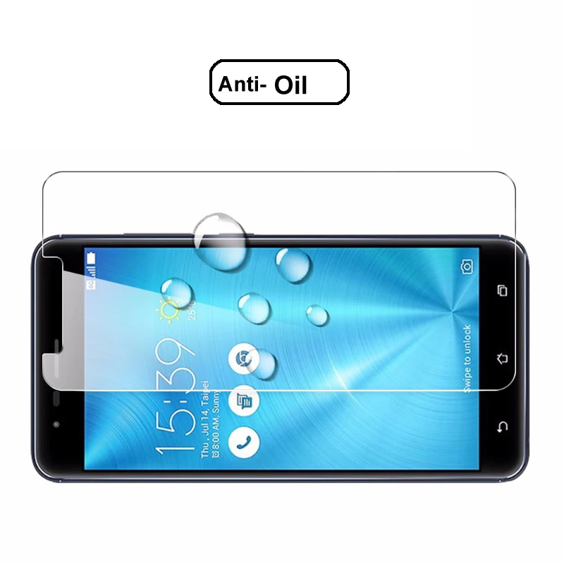 2PCS 9H Tempered Glass Film For Asus Zenfone 3 Zoom ZE553KL Phone Protective Screen Protector S | Мобильные телефоны и