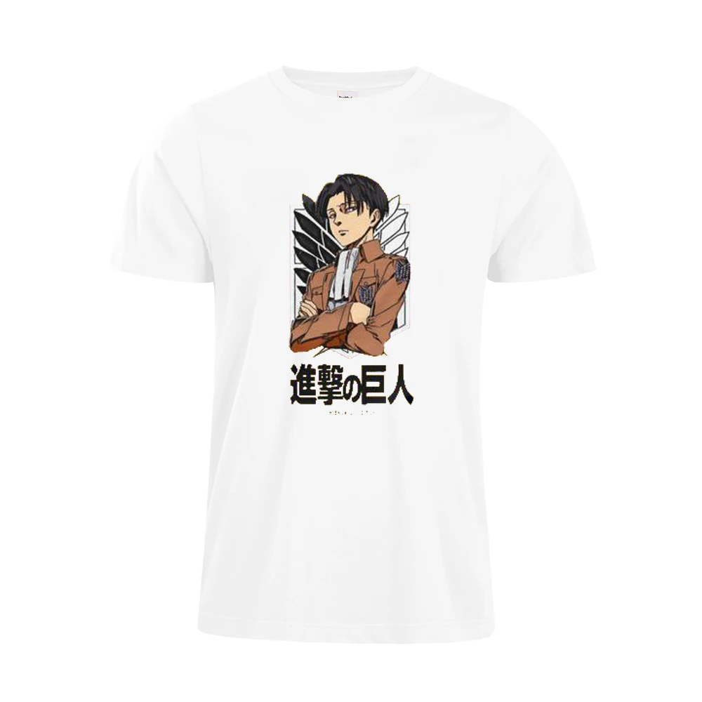 Attack on Titan levi ackerman женская футболка модные хлопковые футболки
