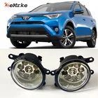 EEMRKE автостайлинг для Toyota RAV4 RAV-4 2015 2016 2017 SMD 9-штук светодиодные галогенные Противотуманные фары 12 В 55 Вт противотуманная фара