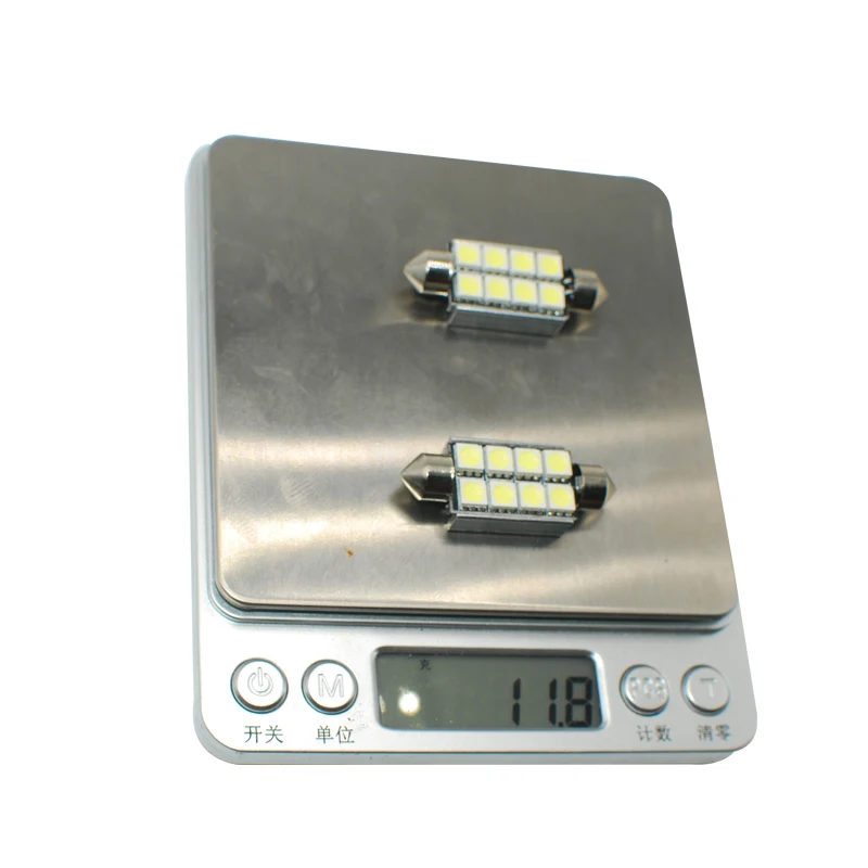 Фото MON SU 2 шт. 39 мм/41 мм C5W C10W Canbus 5050 8smd автомобиль свет номерного знака подсветка для MON SU 2 шт. 39 мм/41 мм C5W C10W Canbus 5050 8smd автомобиль свет номерного знака подсветка для