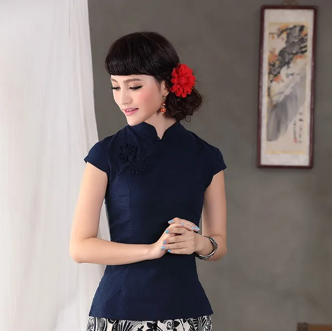 Шанхайская история национальный тренд китайский стиль топ Ципао традиционный