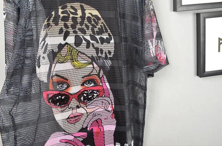 Платье с принтом в виде персонажей мультфильма Аватар Повседневное платье из