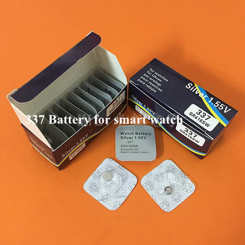 200 шт./лот Новинка 1,55 V оксида серебра 337 батарея SR416SW 623 D337 V337 SP337 батарейки таблеточного типа для маленький беспроводной наушник светодиодный
