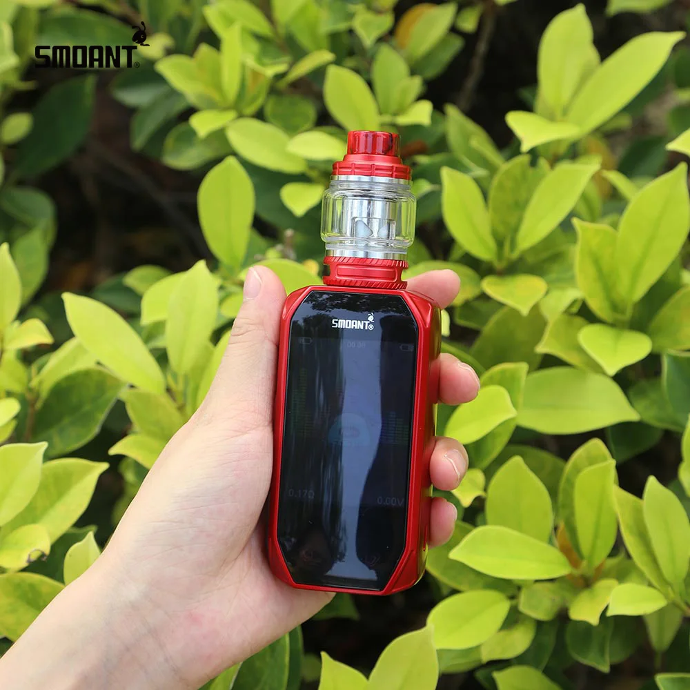Оригинальный набор Smoant naoo Vape 225w бокс мод комплект с 4 мл Sub ohm RTA Tank Mesh Coli Electronic