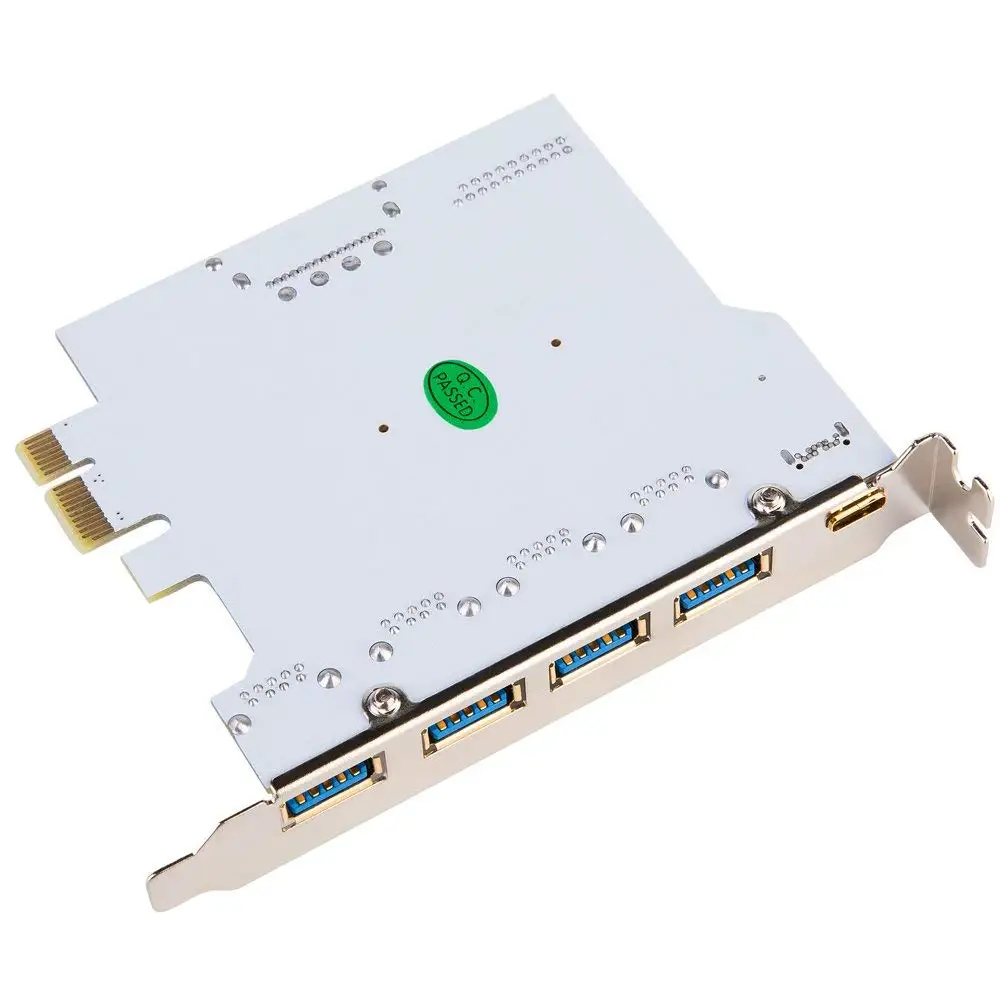 Карта расширения PCI Express PCI-E с 5 портами и 1 портом адаптер для карт USB 3 0 | Компьютеры