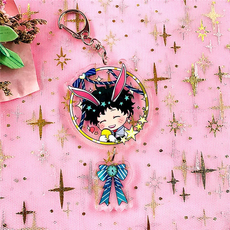Аниме Boku No Hero Академия Midoriya Izuku Bakugou Katsuki Shoto акриловая фигурка брелок украшение