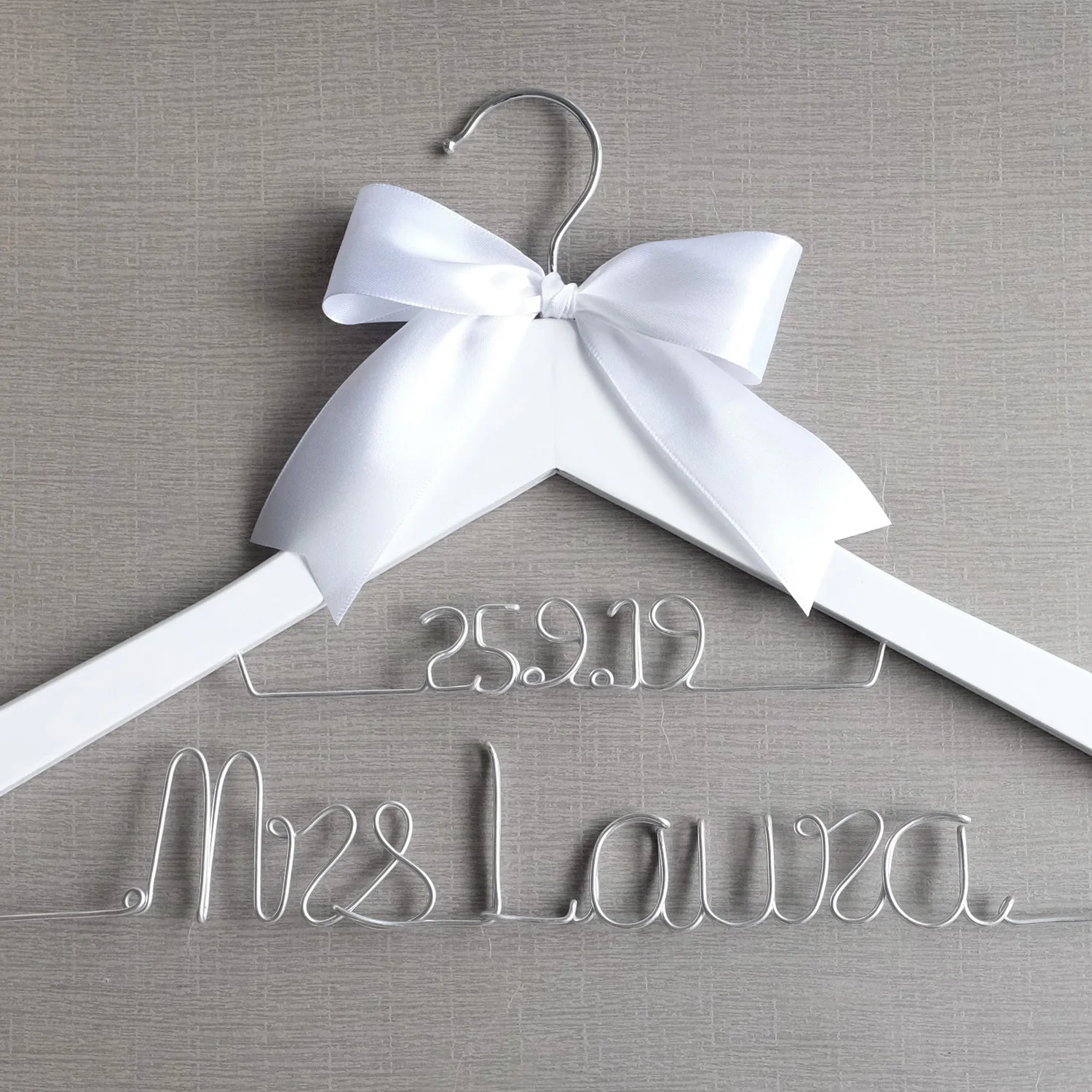 

Personalized Wedding Hanger,Bridesmaid gifts,Wooden Wedding Dress Hanger,Brides Hanger,Custom Bridal Gift