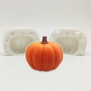 Силиконовые тыквенные свечи для Хэллоуина DIY формы для мыла ручной работы прессформы для изготовления свечей Мыло Diy формы для художественного творчества 2 единицылот K101