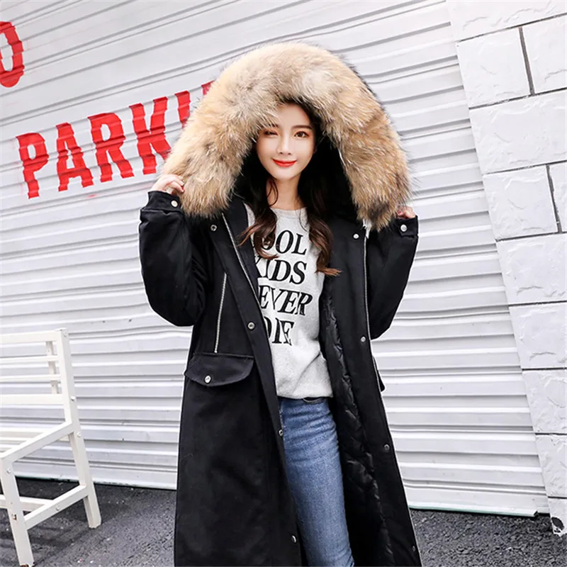 Зимнее Новое Женское пальто большого размера, пальто средней длины, модная Свободная куртка, элегантная женская верхняя одежда, пальто с капюшоном, теплая парка