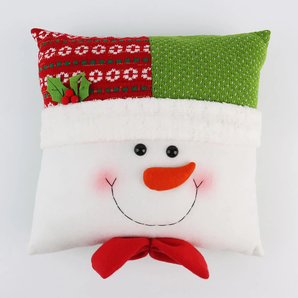 1 Pack Christmas Pillow Covers Merry Decorative Sofa Throw Case Cushion 13 X Inch Snowman | Дом и сад