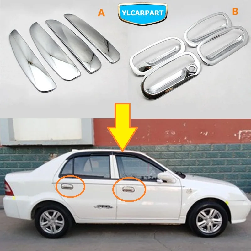 AB Для Geely CK, CK2, CK3, крышка ручки двери автомобиля - Название цвета: AB