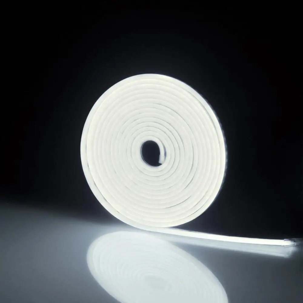 DC 12 В неоновый свет Светодиодная лента fita De led гибкий Рубен светодиодный лента DIY Алфавит Гибкая неоновая лампа наружная крытая подсветка - Испускаемый цвет: White