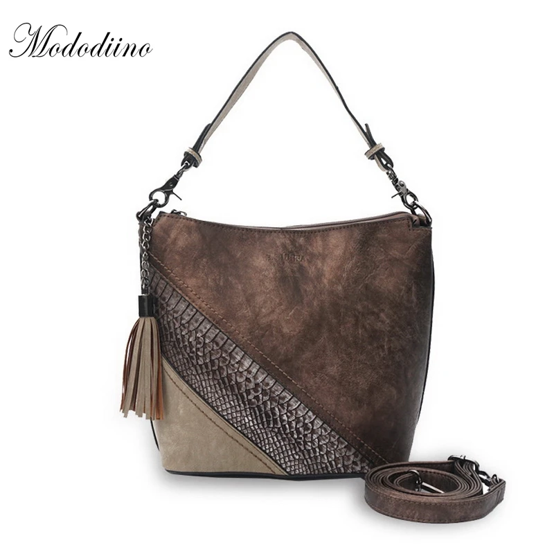 Mododiino сумки через плечо из искусственной кожи с змейкой оригинальный бренд