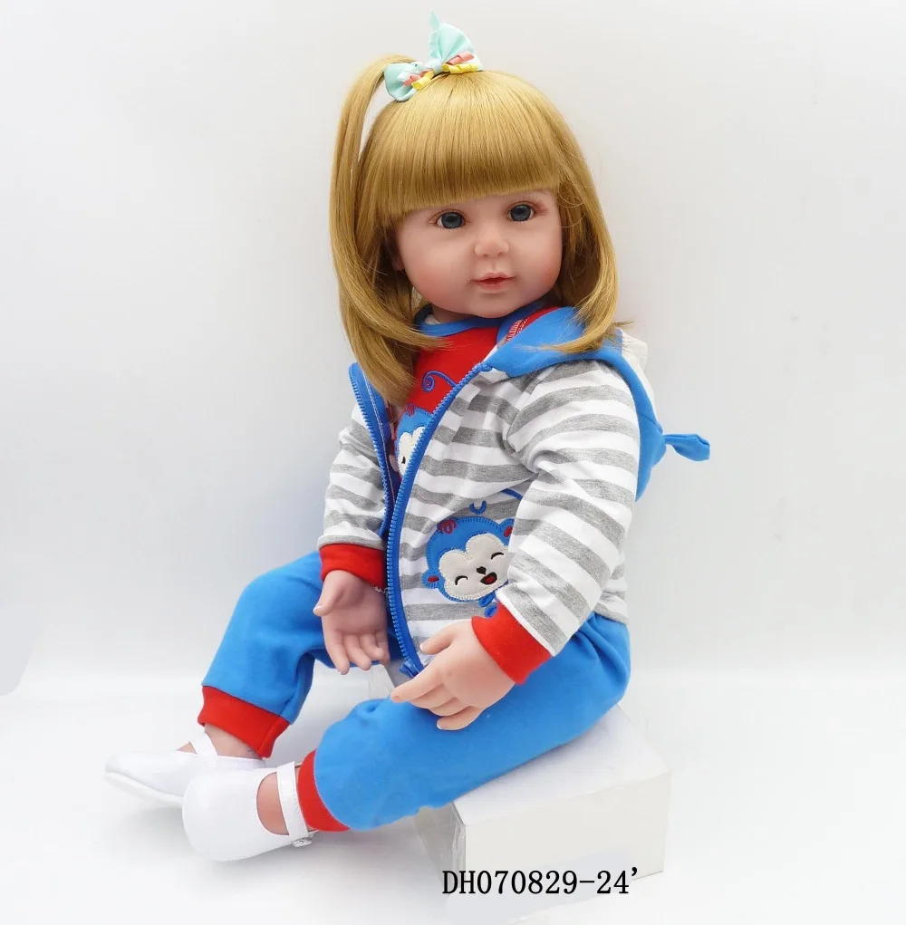 

Кукла реборн силиконовая, 22 дюйма, креативная