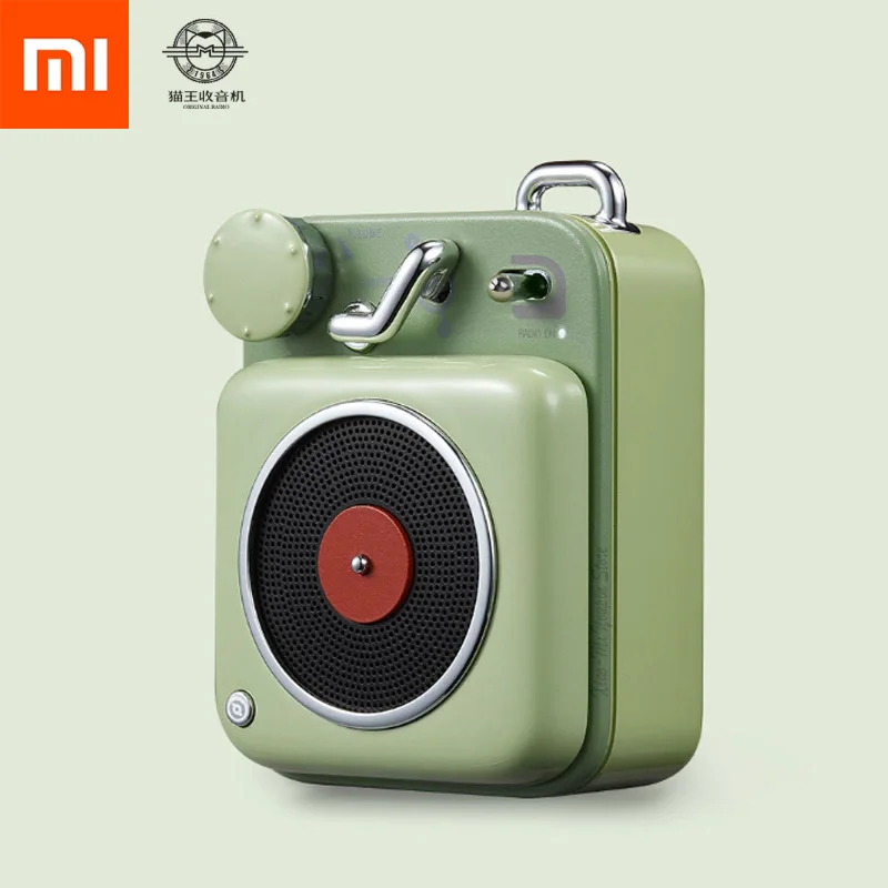Xiaomi Mijia Cat King атомный мини-проигрыватель B612 корпус из алюминиевого сплава Bluetooth Интеллектуальный аудио портативный динамик
