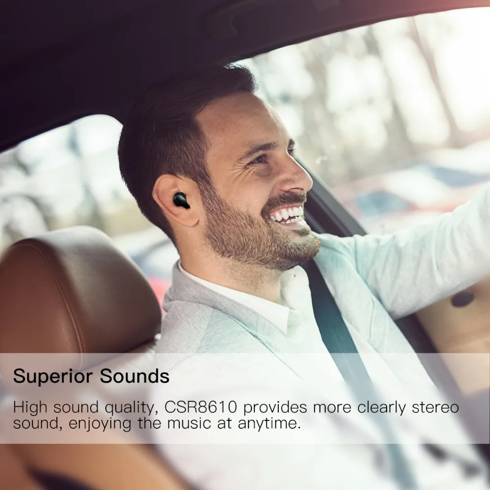 FELYBY Bluetooth 5 0 беспроводные наушники мини bluetooth-гарнитура стерео usb зарядка для