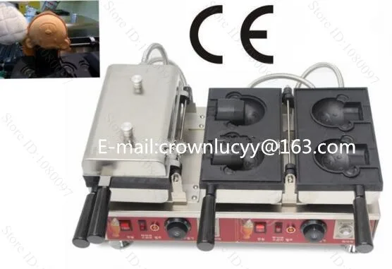 Машина для изготовления вафель в виде маленького медведя машина форме