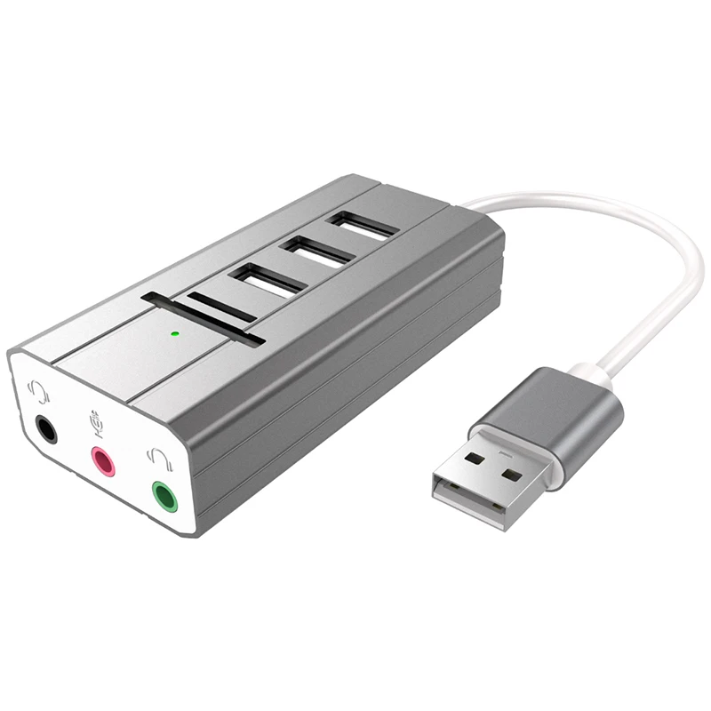 USB 3.0 HUB Gray Usb-хаб 3,0 type C концентратор USB 3,0 разветвитель 3 порта мульти с SD TF кард-ридером поддержка внешняя независимая звуковая карта USB C концентратор - Цвет: USB 3.0 HUB Gray