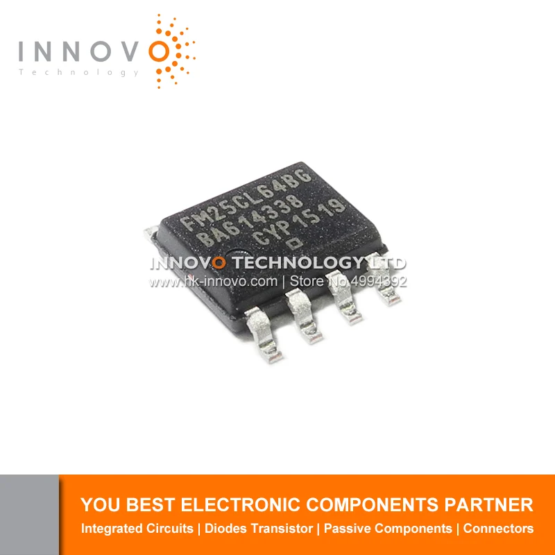 INNOVO 5 шт./лот 50 шт./лот FM25CL64B-G FM25CL64BG FM25CL64B-GTR 3V SOP-8 Бесплатная доставка, новинка, оригинал