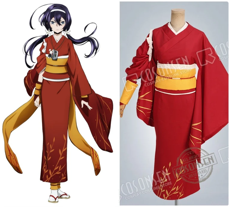 COSPLAYONSEN Bungo бродячие псы Izumi Kyouka косплей костюм красный|cosplay costume|costume redbungo stray dogs |