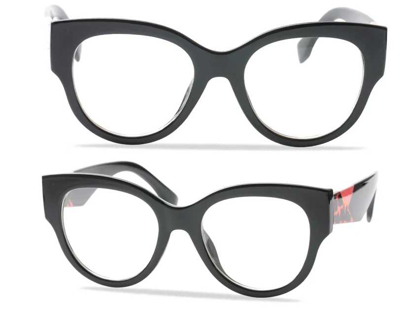 SOOLALA очки для чтения, женские и мужские, Новое поступление, полная оправа, разноцветный узор, ноги, большие очки для чтения по рецепту+ от 0,5 до 4,0
