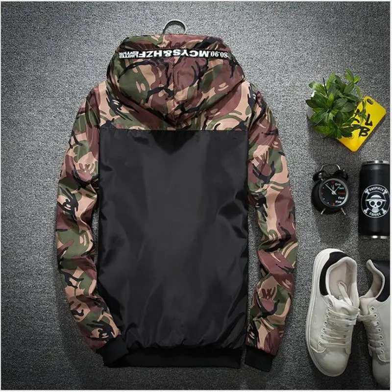 Best selling Jacket Hot Selling Mens Camouflage Coat Hoodies Casual Jackets men Brand Clothing Men Windbreaker Coats Male | Мужская