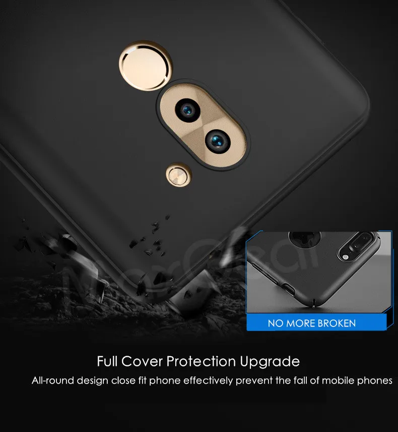 Чехол MaxGear для huawei Honor 5X 360 полная защита мягкий силиконовый корпус тонкий матовый