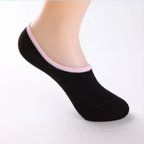 Носки-невидимки женские из бамбука повседневные лоферы Мокасины носки без шоу