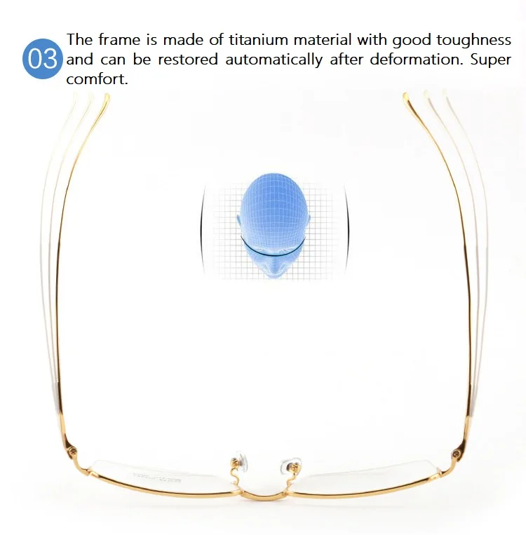 Titanium Big Face Men Glasses Eyewear Ultra light Half Rim Whole Carving Temple Myopia Prescription Readding Glasses Eyewear New