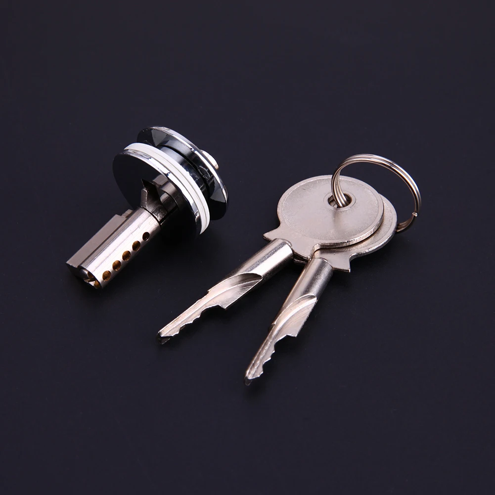 Стеклянный Замок из цинкового сплава витрина нажимная стеклянная дверь шкафа