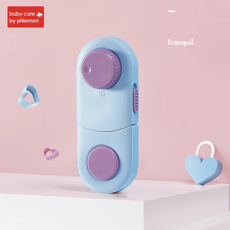 Babycare детский замок безопасности для раздвижной двери, окна, замок для защиты от детей, ящик для шкафа, двери, шкаф, анти-зажимные крылья для детей - Цвет: blue-2pcs