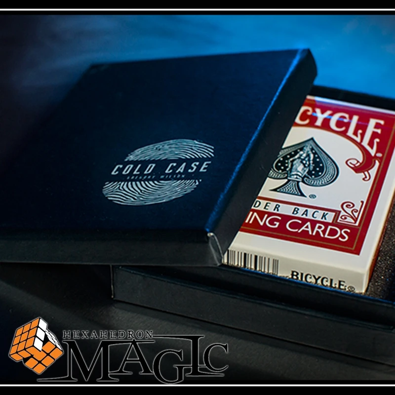 

Free shipping! Cold Case (Gimmick and Online Instructions) by Greg Wilson close up Street mentalism Classic card magic tricks