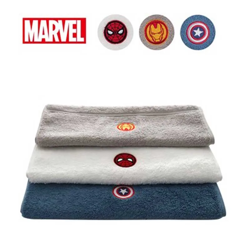 Disney Marvel однотонное мультяшное полотенце для лица взрослых мужское дорожное