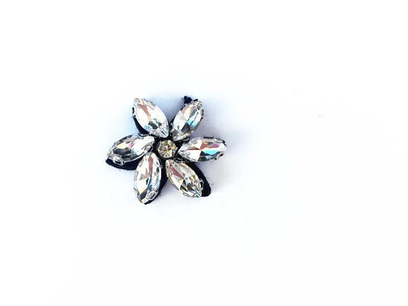 5PCS Rhinestone Small Flower Beaded Hand-stitched Glass Diamond Clothes Shoes and Socks Bag DIY Decorative Accessories | Дом и сад