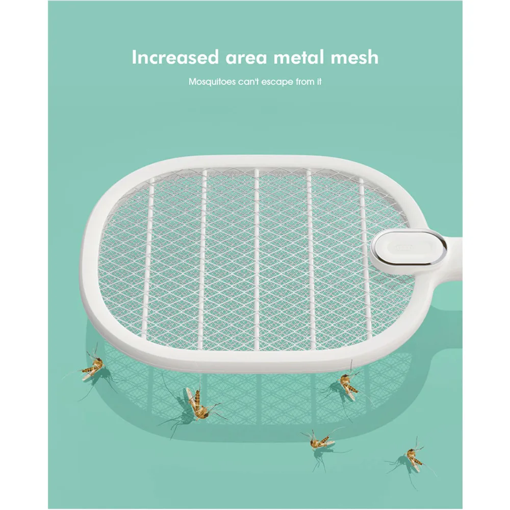 Новинка Mijia 3 Life Mosquito Swatter Killer электрическая портативная ракетка насекомые мухи