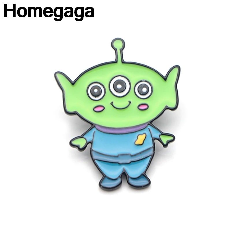 4 Homegaga Мультяшные цинковые Мультяшные булавки для мужчин и женщин para рубашка Шарм пальто одежда рюкзак аксессуары медаль значок Броши D2142 - Цвет: 4