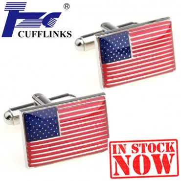 Запонки с американским флагом 2 пары бесплатная доставка акция |