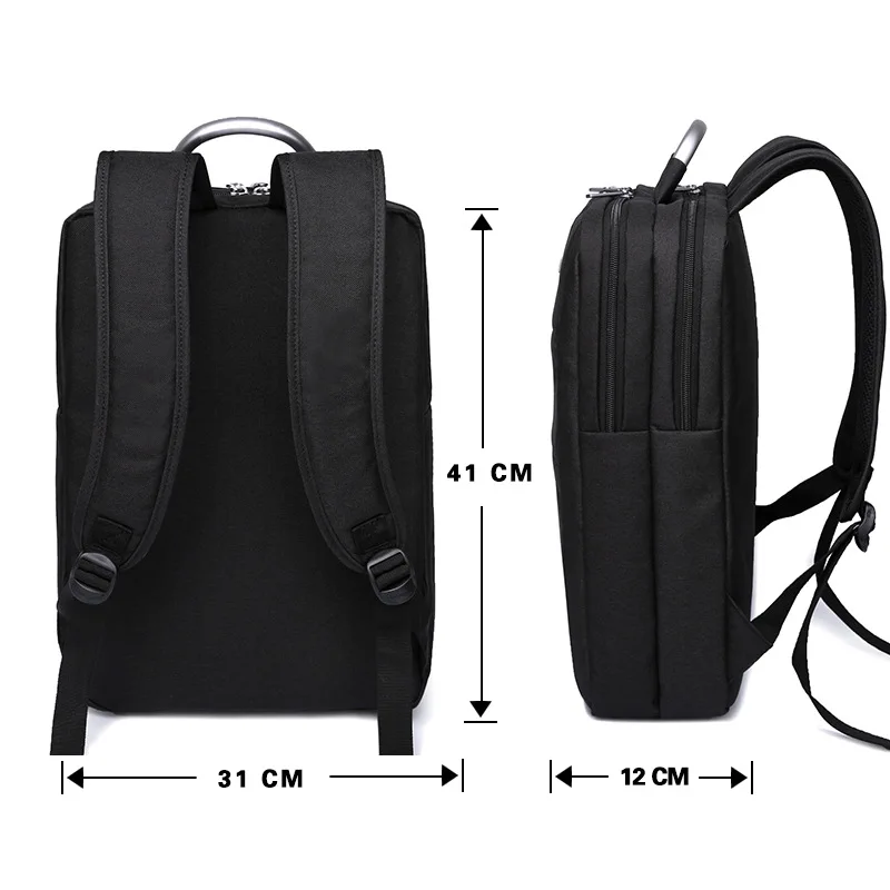 School Bags for Teenager Boys Girls Backpacks High Quality Dropproof Nylon Men Business Backpack Slim Laptop | Багаж и сумки