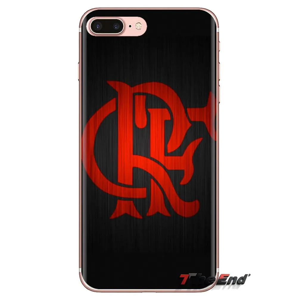 Силиконовый чехол с логотипом Clube de Regatas do Flamengo для iPod Touch Apple iPhone 4 4S 5 5S SE 5C 6 6S 7 8 X XR XS